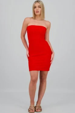 Shasa Textu Tube Mini Dress