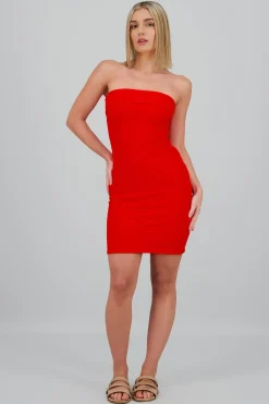 Shasa Textu Tube Mini Dress