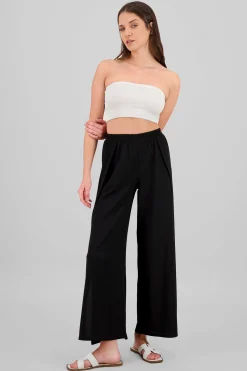 Shasa Textured Wide Leg Pants