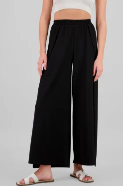 Shasa Textured Wide Leg Pants