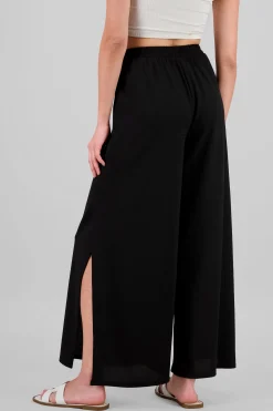 Shasa Textured Wide Leg Pants