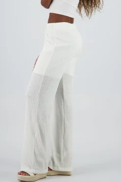 Shasa Textured Wide Leg Pants