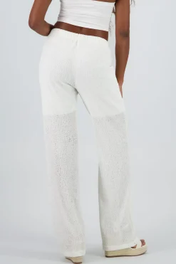 Shasa Textured Wide Leg Pants