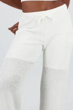 Shasa Textured Wide Leg Pants