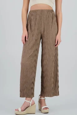 Shasa Textured Wide Leg Pants