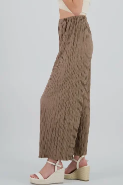 Shasa Textured Wide Leg Pants