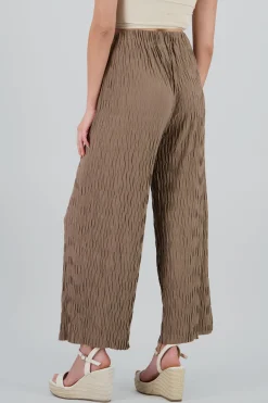 Shasa Textured Wide Leg Pants