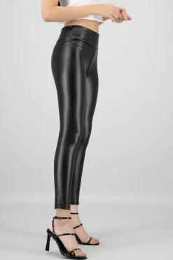 Shasa Thermal Faux Leather Leggings