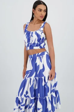 Shasa Thick Strap Square Neck Top
