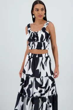 Shasa Thick Strap Square Neck Top