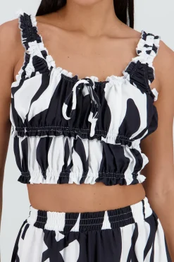 Shasa Thick Strap Square Neck Top