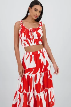 Shasa Thick Strap Square Neck Top