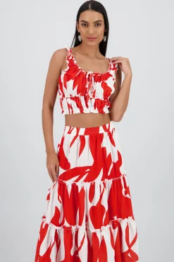 Shasa Thick Strap Square Neck Top
