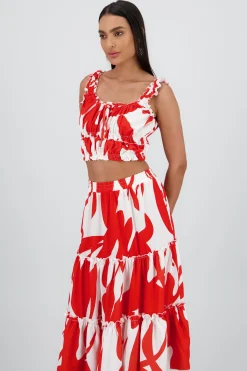 Shasa Thick Strap Square Neck Top