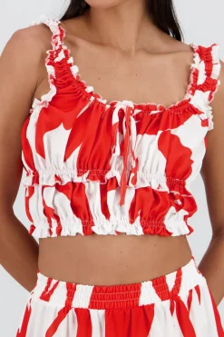 Shasa Thick Strap Square Neck Top