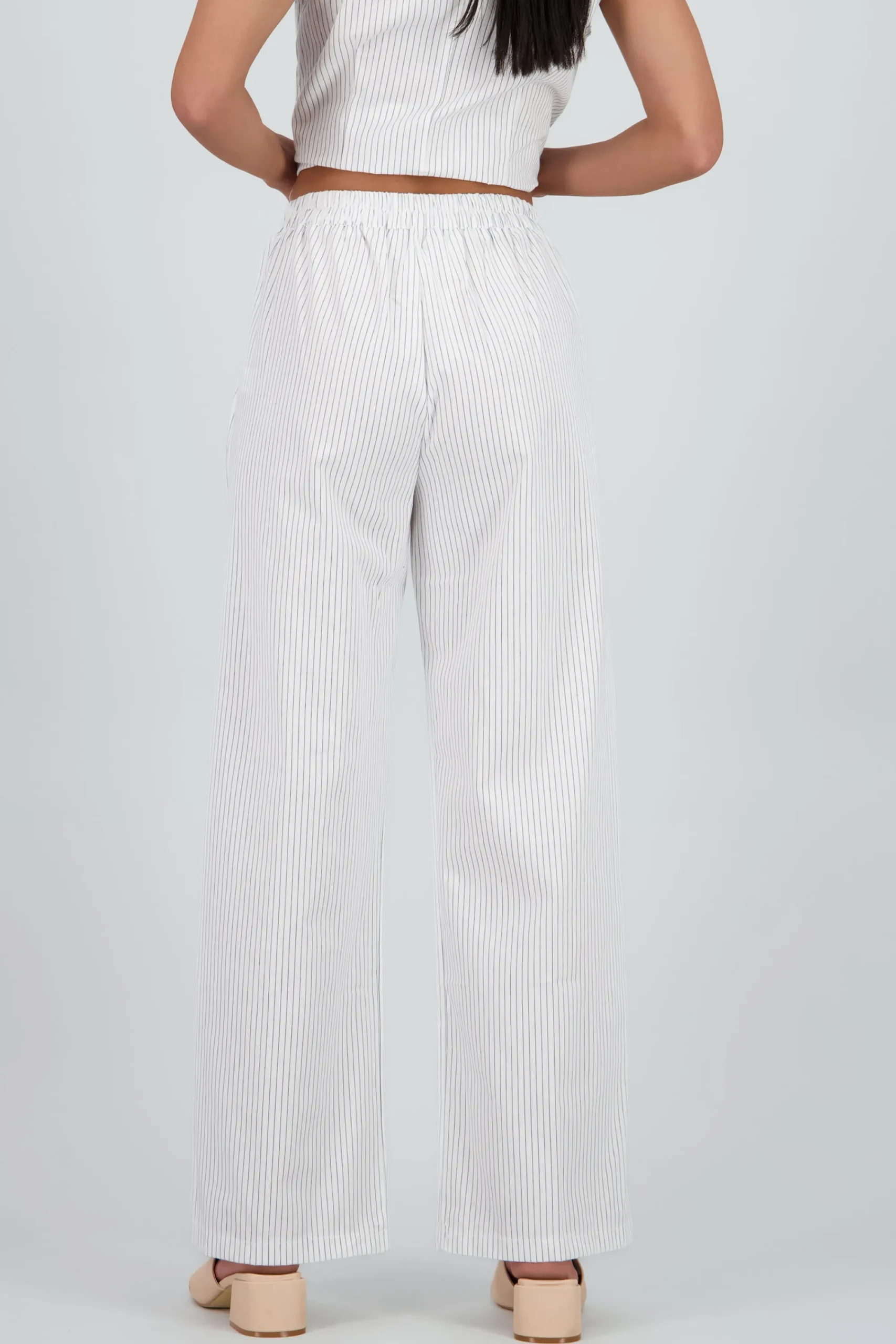 Shasa Thin Striped Tailored Pants