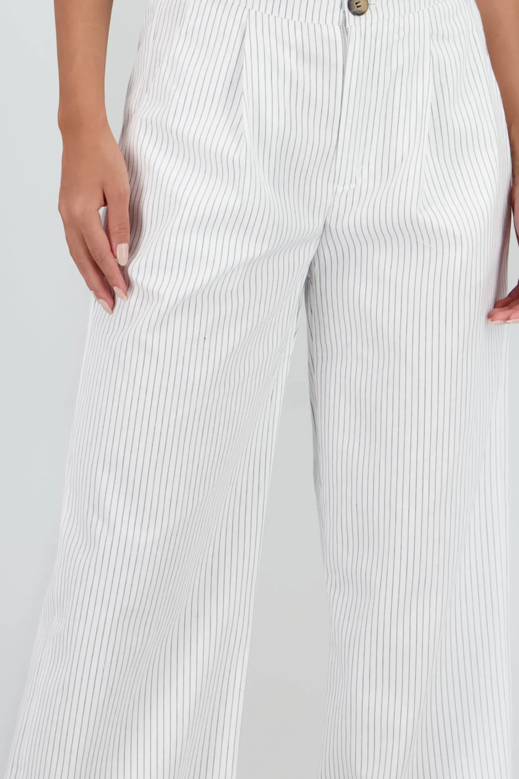 Shasa Thin Striped Tailored Pants