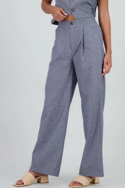 Shasa Thin Striped Tailored Pants