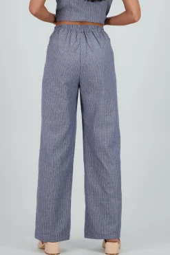 Shasa Thin Striped Tailored Pants