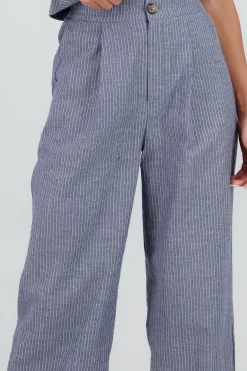 Shasa Thin Striped Tailored Pants