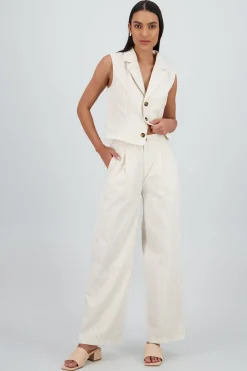 Shasa Thin Striped Tailored Pants