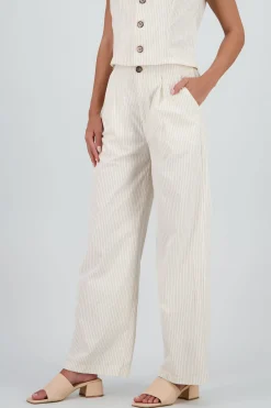 Shasa Thin Striped Tailored Pants