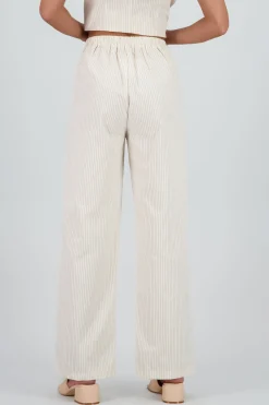 Shasa Thin Striped Tailored Pants