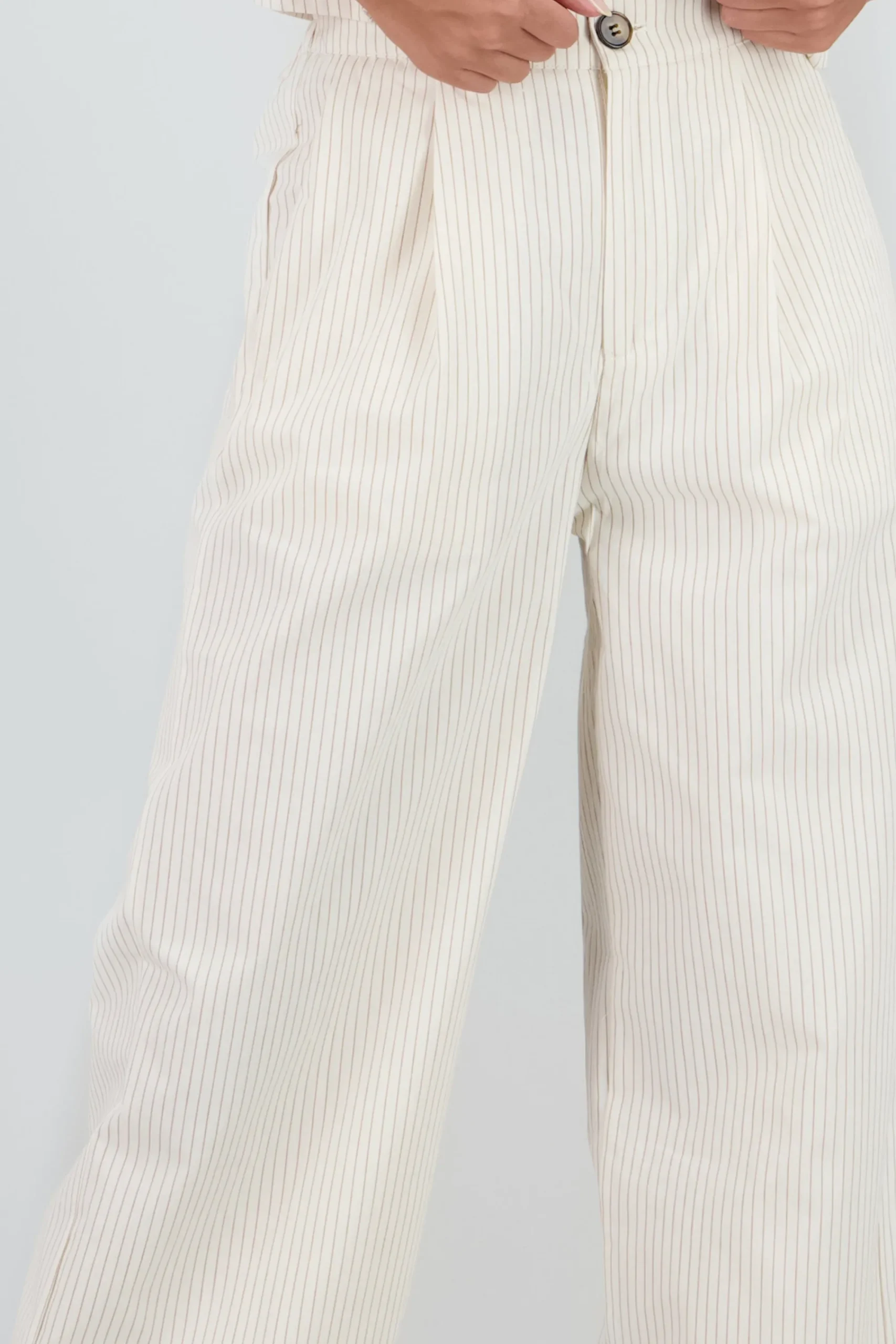 Shasa Thin Striped Tailored Pants