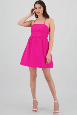Shasa Tie Back Mini Dress