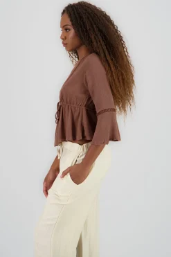 Shasa Tie Detail Blouse