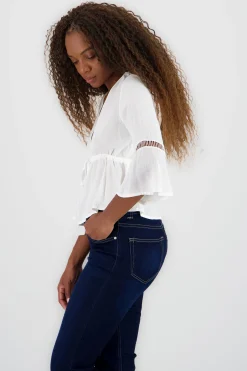 Shasa Tie Detail Blouse