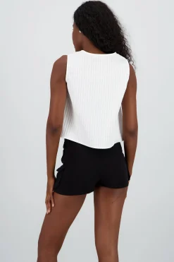 Shasa Tie Front Blouse