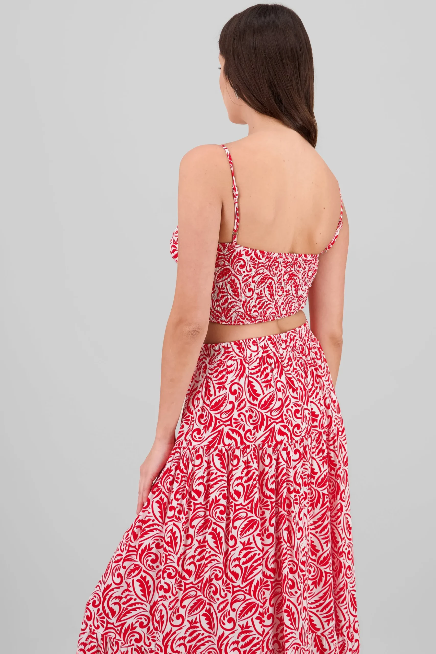 Shasa Tie Front Strappy Top