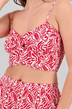 Shasa Tie Front Strappy Top