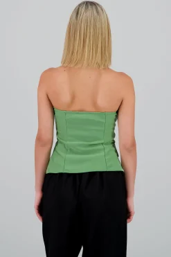 Shasa Top with Pockets and Button Accents