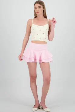 Shasa Triple Ruffle Skirt