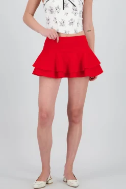 Shasa Triple Ruffle Skirt