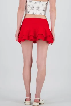 Shasa Triple Ruffle Skirt