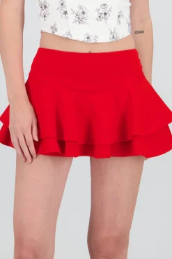 Shasa Triple Ruffle Skirt