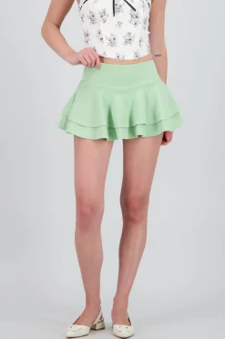 Shasa Triple Ruffle Skirt