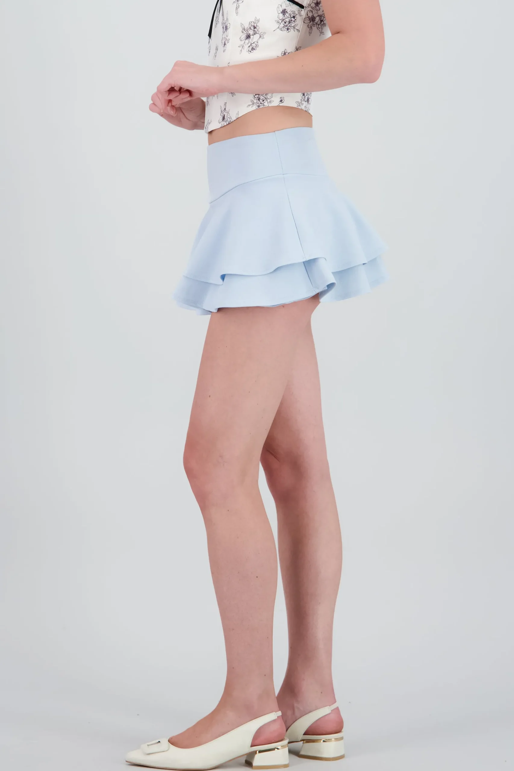 Shasa Triple Ruffle Skirt
