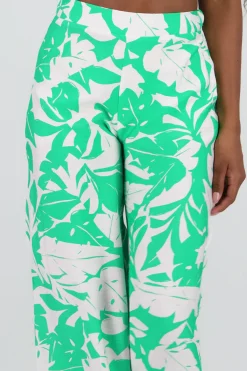 Shasa Tropical Print Flowy Pants