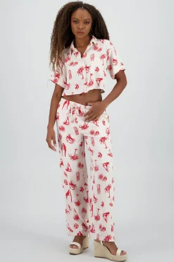 Shasa Tropical Print Pants
