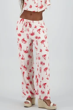 Shasa Tropical Print Pants
