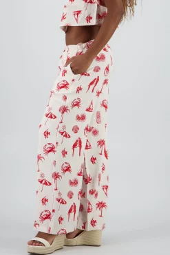 Shasa Tropical Print Pants