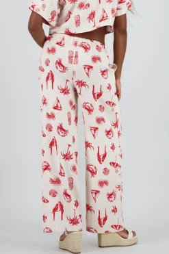 Shasa Tropical Print Pants