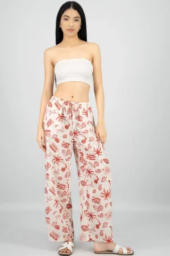 Shasa Tropical Print Pants