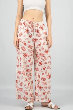 Shasa Tropical Print Pants