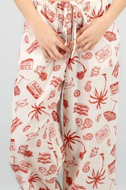 Shasa Tropical Print Pants