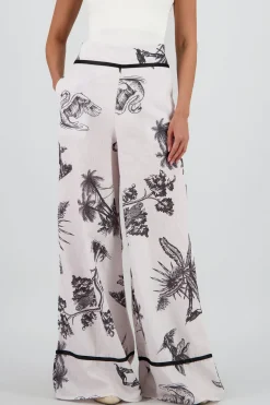 Shasa Tropical Print Pants